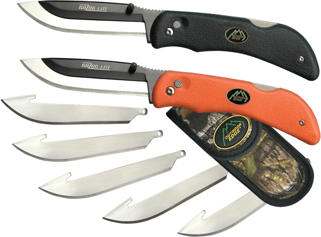 Flip n' Zip, Hunting Knife with Flip Out Game Blade