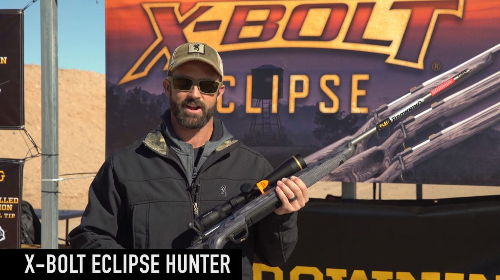 The New Browning X-Bolt Eclipse Hunter…a bold, sleek, rock solid, overshadow of all competition. I got to lay my hands on the X-Bolt Eclipse Hunter at the 2018 SHOT Show
